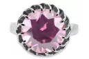 Sterling silver 925 Amethyst Ring Vintage style vrc035s